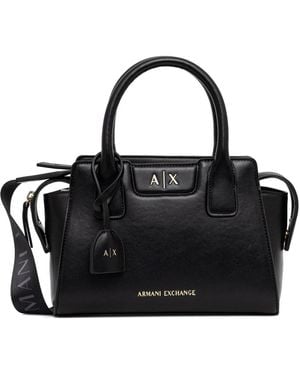 ARMANI EXCHANGE Zip-Fastening Tote Bag - Black