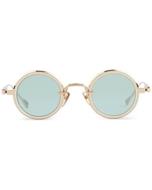 Sato Eyewear Rotanev Round-Frame Sunglasses - Blue