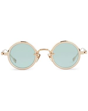 Sato Eyewear Rotanev Round-Frame Sunglasses - Blue