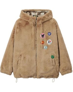 Mini Cream Chaqueta Con Capucha - Neutro