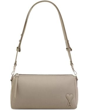 Ami Paris Marcel Shoulder Bag - Grey