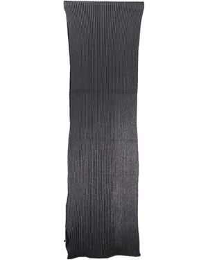North Sails Sciarpa A Coste Con Applicazione Logo - Grigio