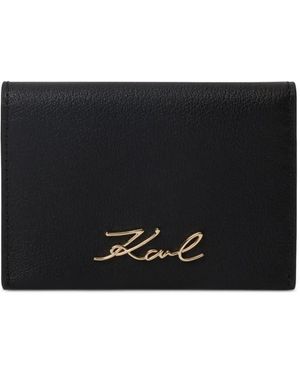 KARL LAGERFELD Bifold Cardholder - Black