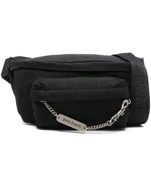 Palm Angels Marsupio Con Logo - Nero