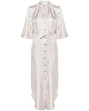 Loulou de Saison Long Dress - White