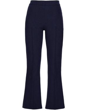 High Sport Kick Pull-On Cropped Trousers - Blue