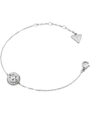 Guess Till Morning Crystal Coin Bracelet - White