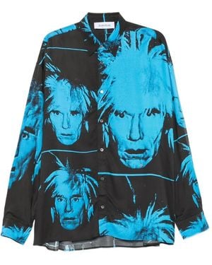Etudes Studio Chemise X Andy Warhol À Imprimé Graphique - Blue