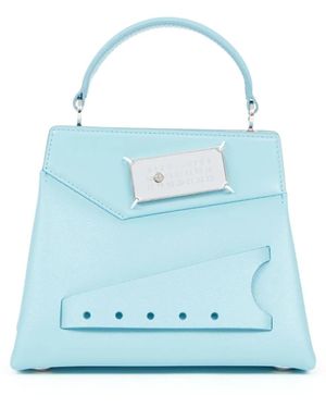 Maison Margiela Borsa A Spalla Snatched - Blu