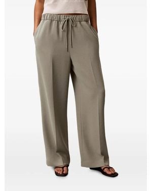 Calvin Klein Pantalon À Lien De Resserrage - Natural