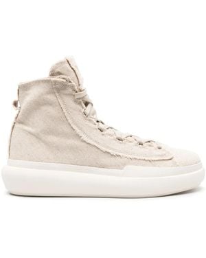 Y-3 Nizza High-Top Trainers - Natural