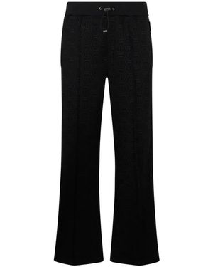 Philipp Plein Monogram Track Trousers - Black