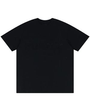 Purple Brand T-Shirt mit Kristallen - Schwarz