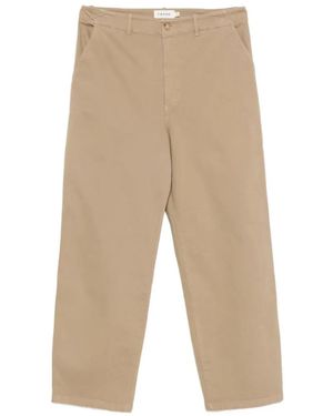 FRAME Straight-Leg Chino Pants - White
