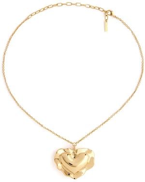 Nina Ricci Cushion Heart Halskette - Mettallic