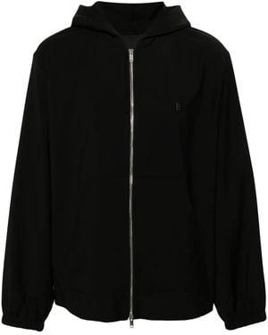 Givenchy 4G Wool Zipped Hoodie - Black