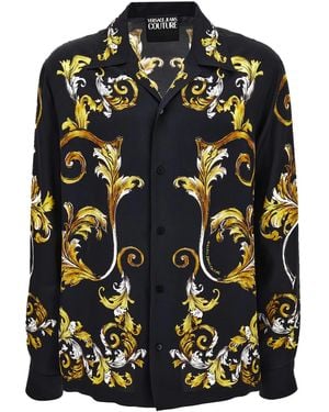 Versace Jeans Couture Printed Shirt - Black