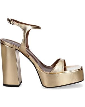 Giuseppe Zanotti Platform Heeled Sandals - Metallic