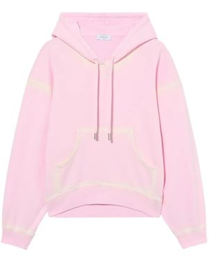 Off-White c/o Virgil Abloh Spray Off Stamp Hoodie - Pink
