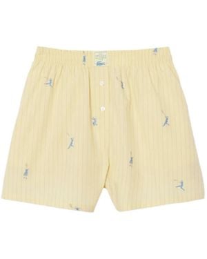 Lacoste Striped Bermuda Shorts - Natural