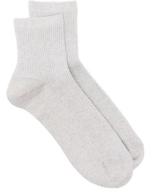ANT45 Ankle-Length Socks - White