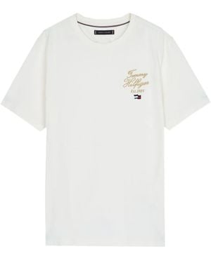 Tommy Hilfiger ロゴ Tシャツ - ホワイト