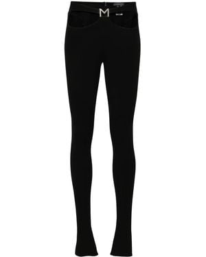 Mugler Cutout Leggings - Black