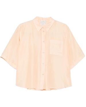forte_forte Habotai Silk Shirt - Natural