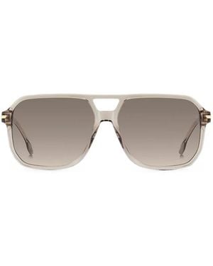 Victoria Beckham Geometric-Frame Sunglasses - Grey