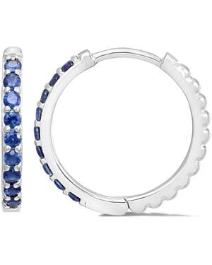 Dower & Hall Lumiere Creolen - Weiß