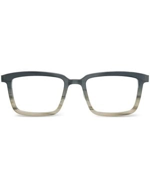 Lindberg Lunettes De Vue Acetanium 1267 À Monture Carrée - Gris