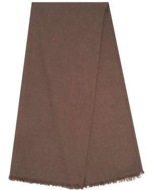 Rick Owens Silk Scarf - Brown