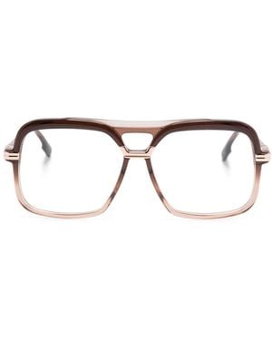 Cazal Occhiali Da Sole Con Montatura Stile Pilota - Marrone