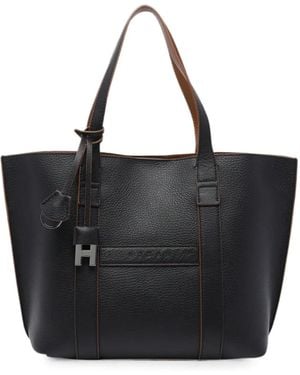 Hogan Small Script Tote Bag - Black