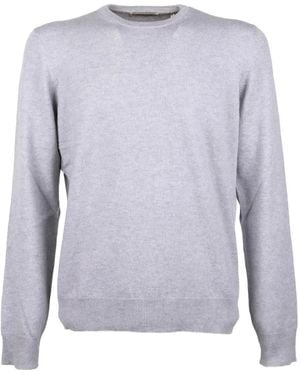 Gran Sasso Crew-Neck Long-Sleeve Sweater - Blue