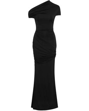 Paris Georgia Basics Pascal One-Shoulder Maxi Dress - Black