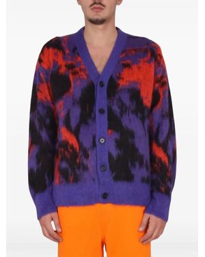 MSGM Vest Met V-Hals - Blauw