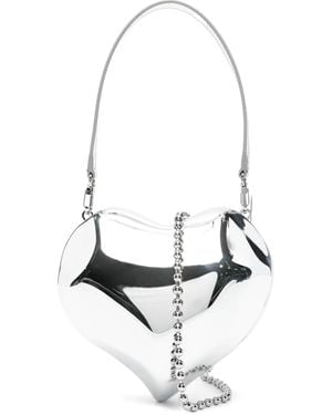 Simon Miller Heart-Shaped Molded Clutch Bag - White