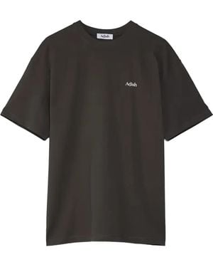 Adish Logo-Print Short-Sleeve T-Shirt - Black