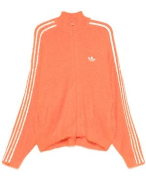 adidas ジップ スウェットシャツ - オレンジ