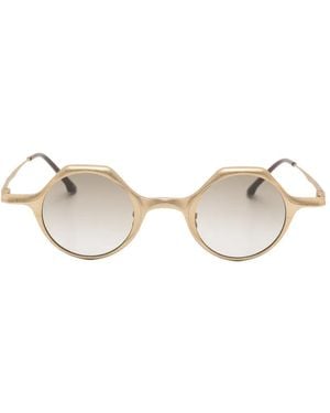 Rigards Round-Frame Sunglasses - Natural