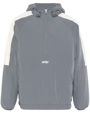 Autry Felpa Con Cappuccio - Grigio