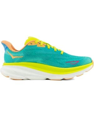 Hoka One One One Clifton 9 "Ceramic/Evening Primrose" Sneakers - Blau