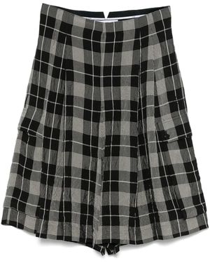 Loewe チェック ショートパンツ - ブラック