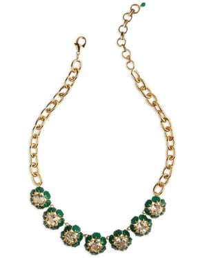 Bounkit Collier Odessa Serti D'Onyx Et D'Améthyste - Metallic
