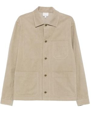 A.P.C. Veste-Chemise En Velours Côtelé À Poches Plaquées Rodney - Natural