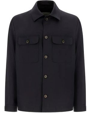Corneliani Surchemise À Boutonnière - Black