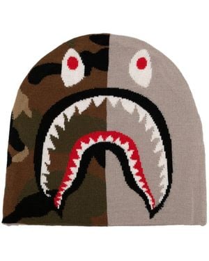 A Bathing Ape 1St Shark Beanie - Grey