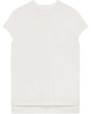 Courreges Logo T-Shirt - White