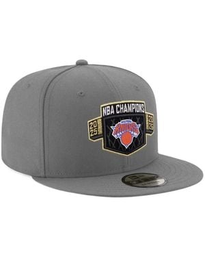 KTZ 9Fifty New York Knicks Cap - Gray